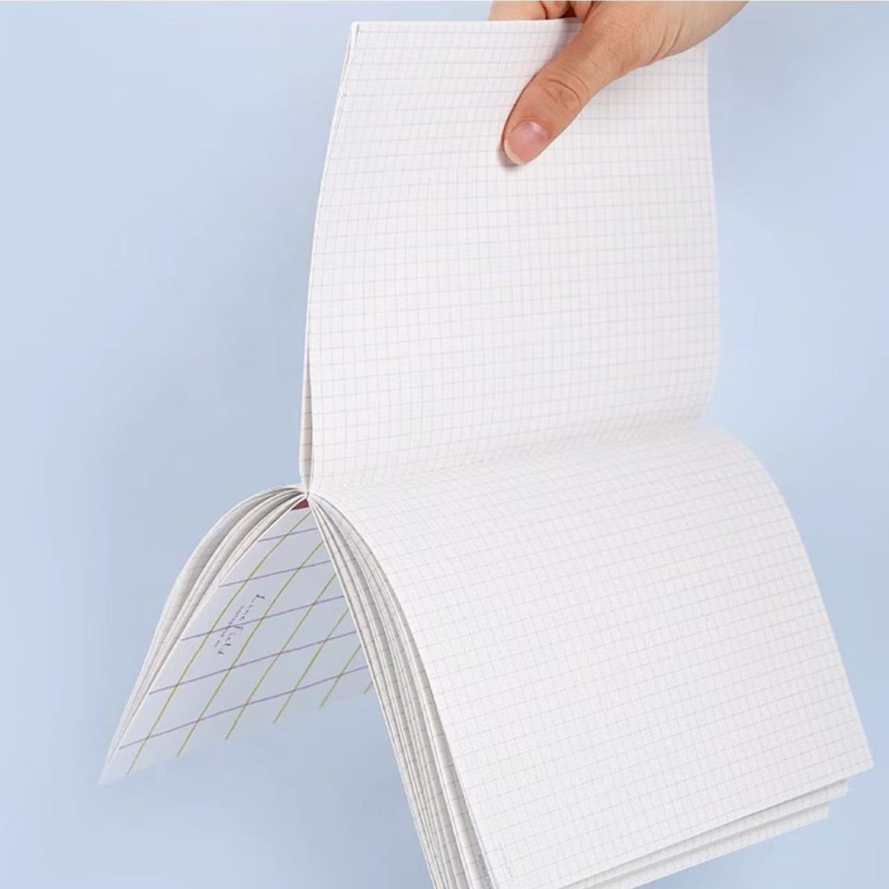 Campus Line Field A5 5mm Square Notebook 40 Sheets Assorted