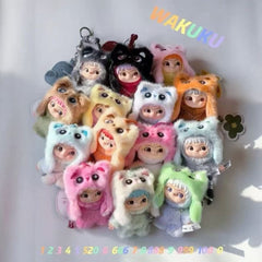 Wakuku Plush Figure Keychain V3.0 Blind Box