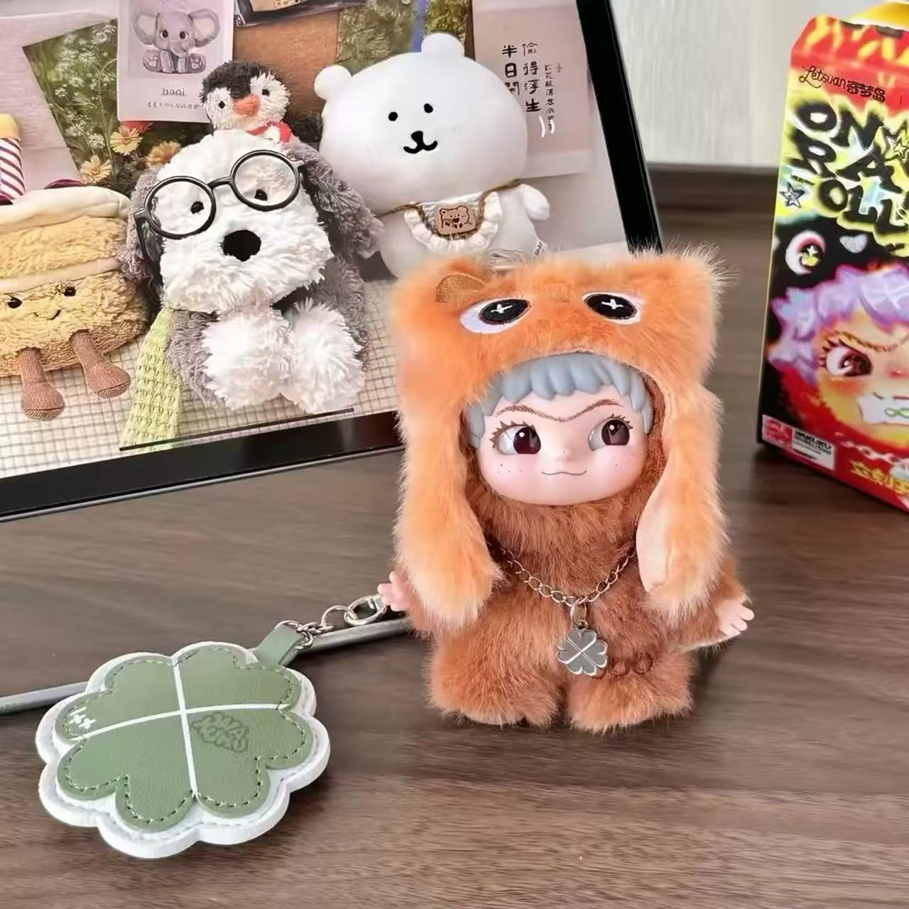 Wakuku Plush Figure Keychain V3.0 Blind Box