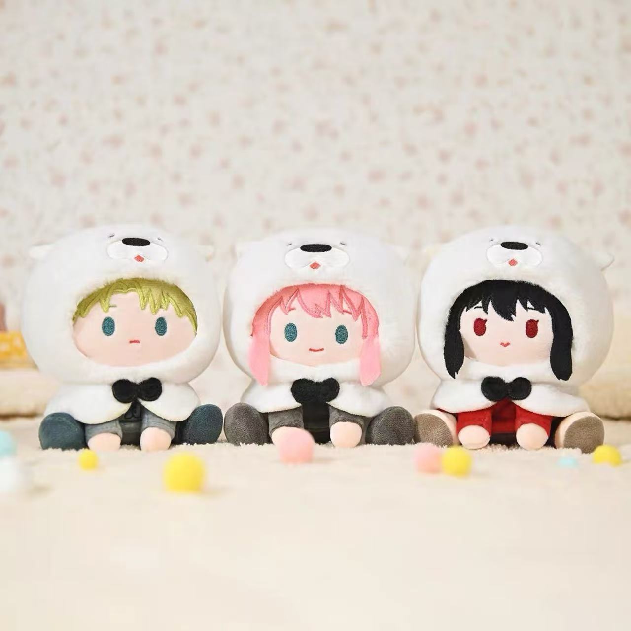 Spy × Family Queue Sitting Series Plush Keychain Blind Box