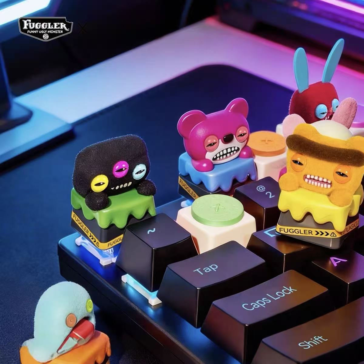 Fuggler Escape from the Lab Series Keyboard Keycap Keychain Blind Box