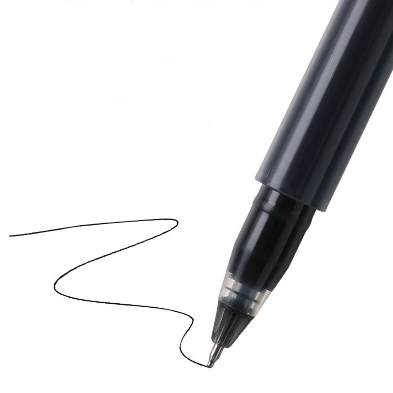 DOMI 2100m Large Capacity Capped Gel Pen 0.5mm
