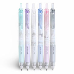 DOMI Subject Series Retractable Gel Pen 0.5mm Black Ink Assorted