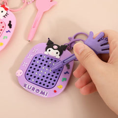 Sanrio Magnetic Drawing Board & Marble Maze Keychain Toy 2-in-1