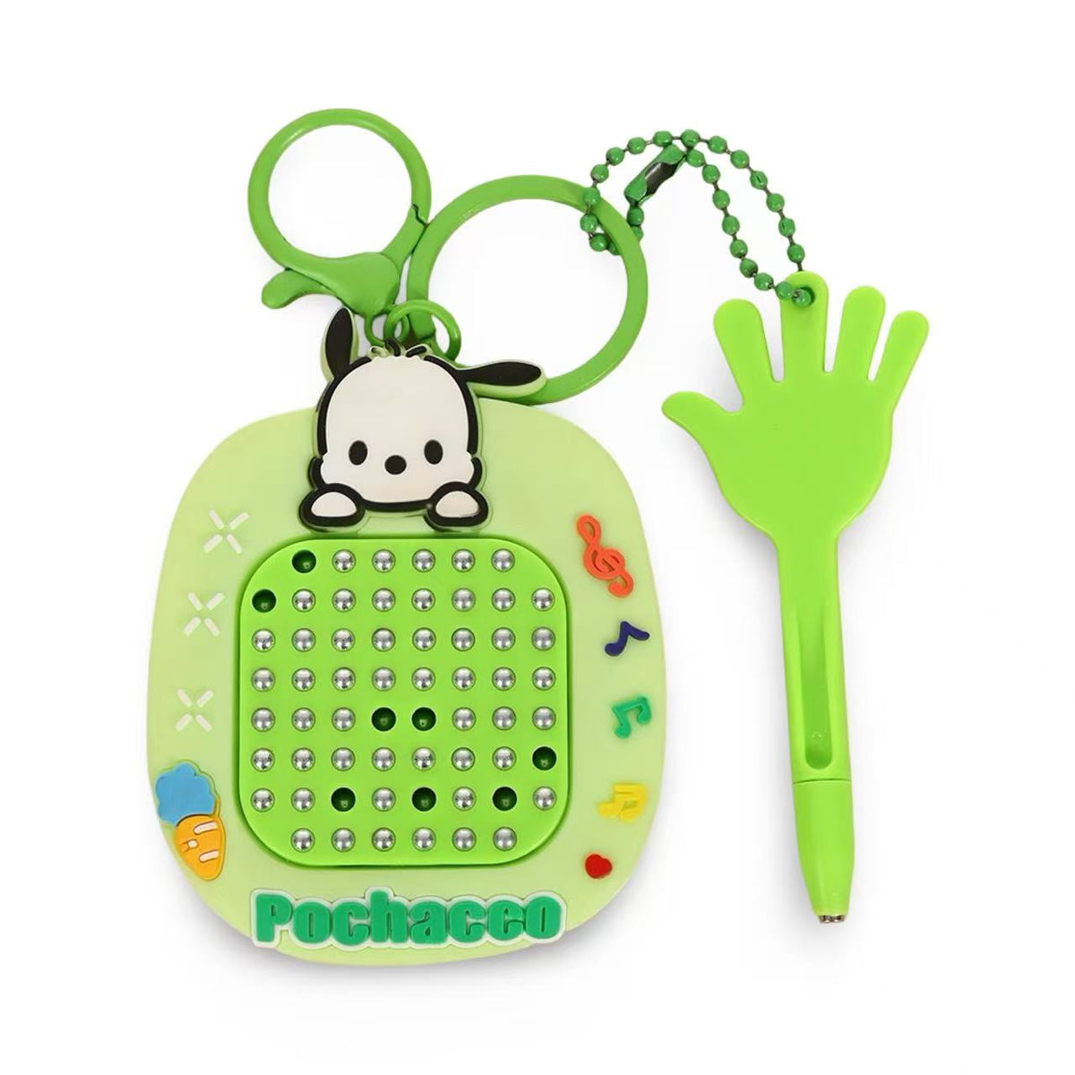 Sanrio Magnetic Drawing Board & Marble Maze Keychain Toy 2-in-1