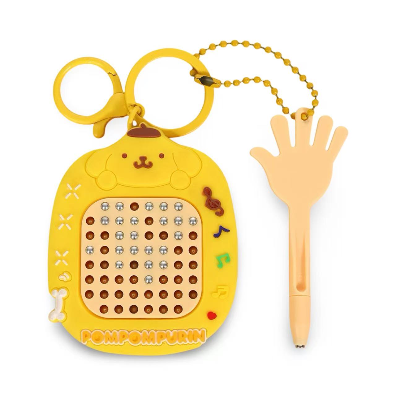Sanrio Magnetic Drawing Board & Marble Maze Keychain Toy 2-in-1