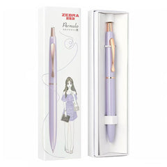 Zebra Limited Edition Pearl Metallic Retractable Gel Pen 0.5mm Black Ink – Lilac Purple