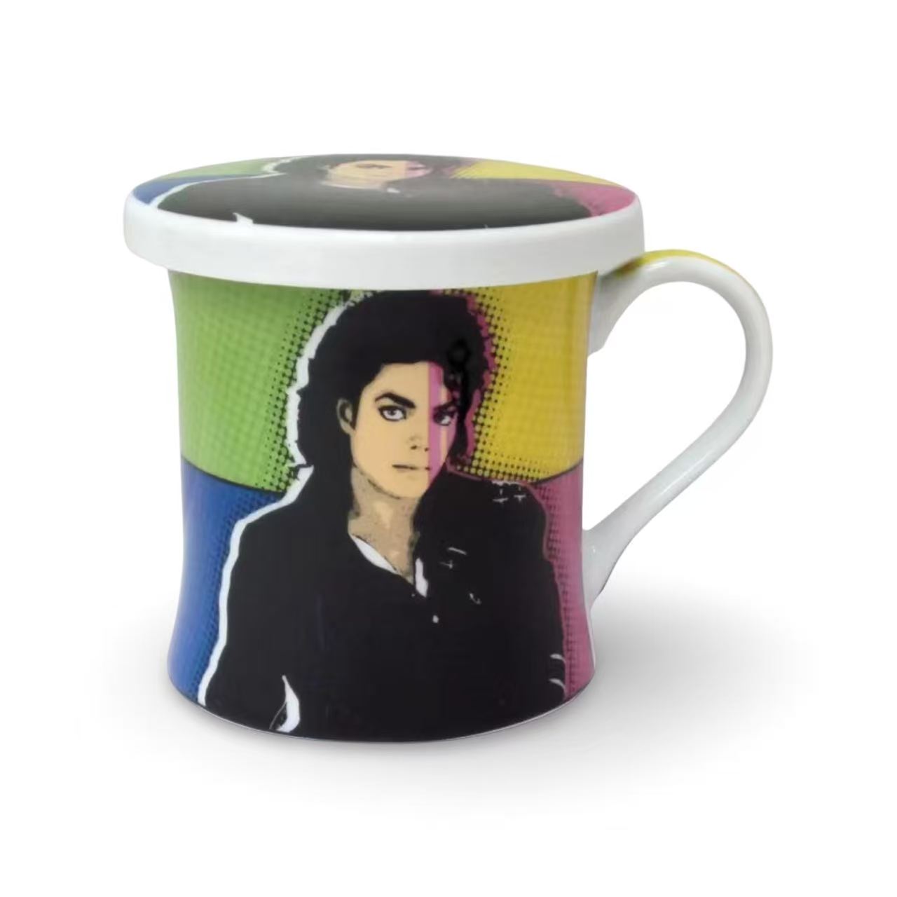 Michael Jackson DAKOTA Pop Art Mug & Coaster with Lid