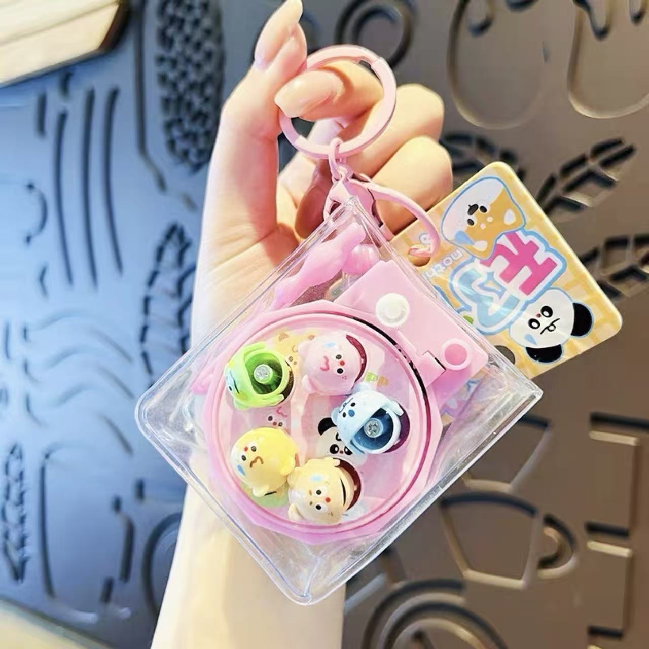 Mini Fishing Game Toy Keychain – Assorted