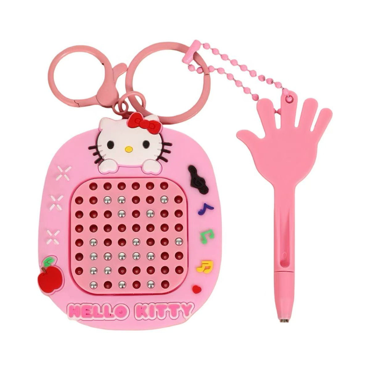 Sanrio Magnetic Drawing Board & Marble Maze Keychain Toy 2-in-1