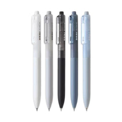 DOMI Silent Click Retractable Gel Pen 0.5mm Black Ink  Assorted