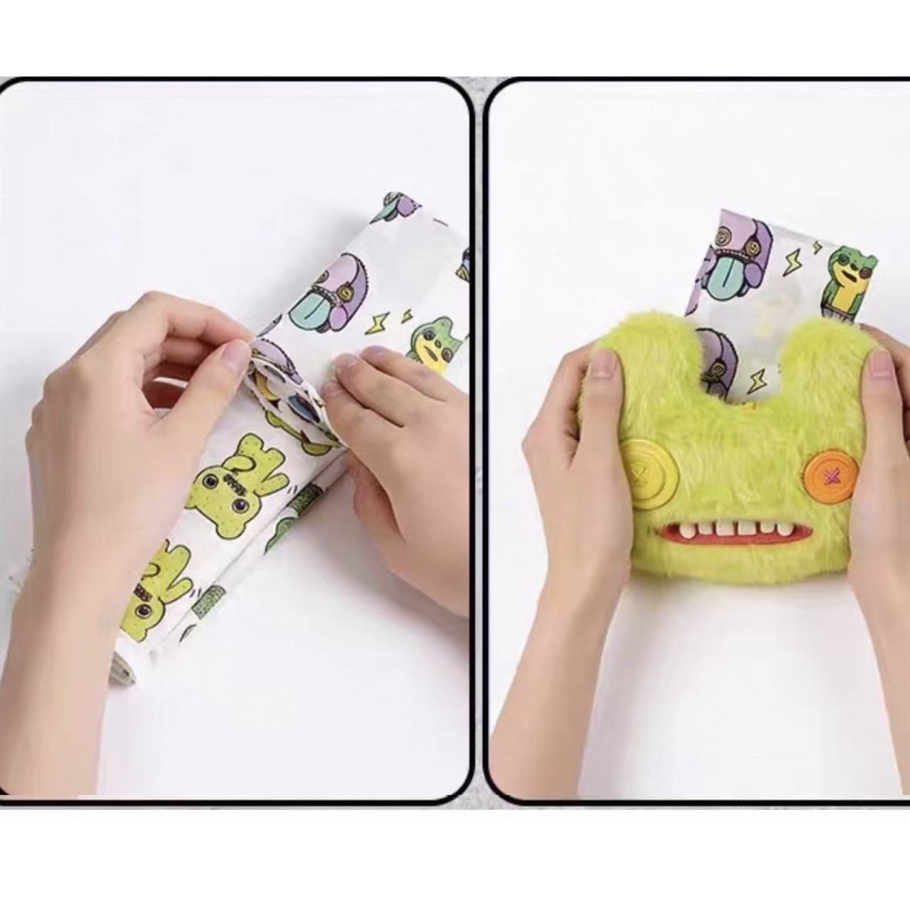 Fuggler × Jaka Shopping Bag Plush Keychain Assorted