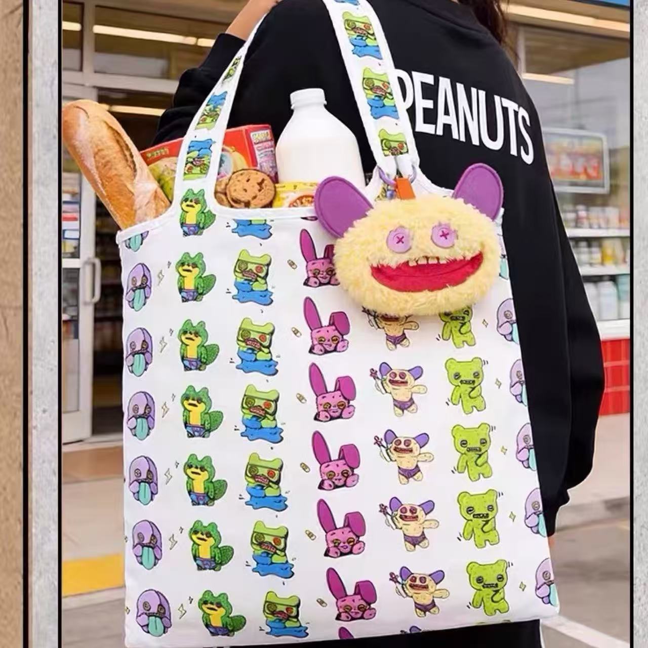 Fuggler × Jaka Shopping Bag Plush Keychain Assorted
