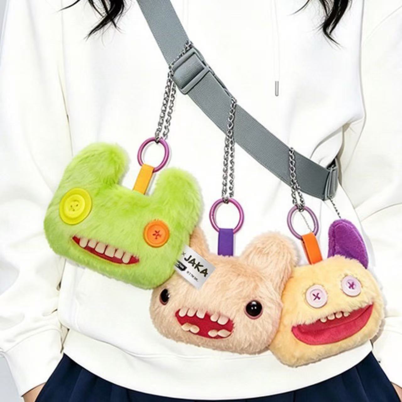 Fuggler × Jaka Shopping Bag Plush Keychain Assorted