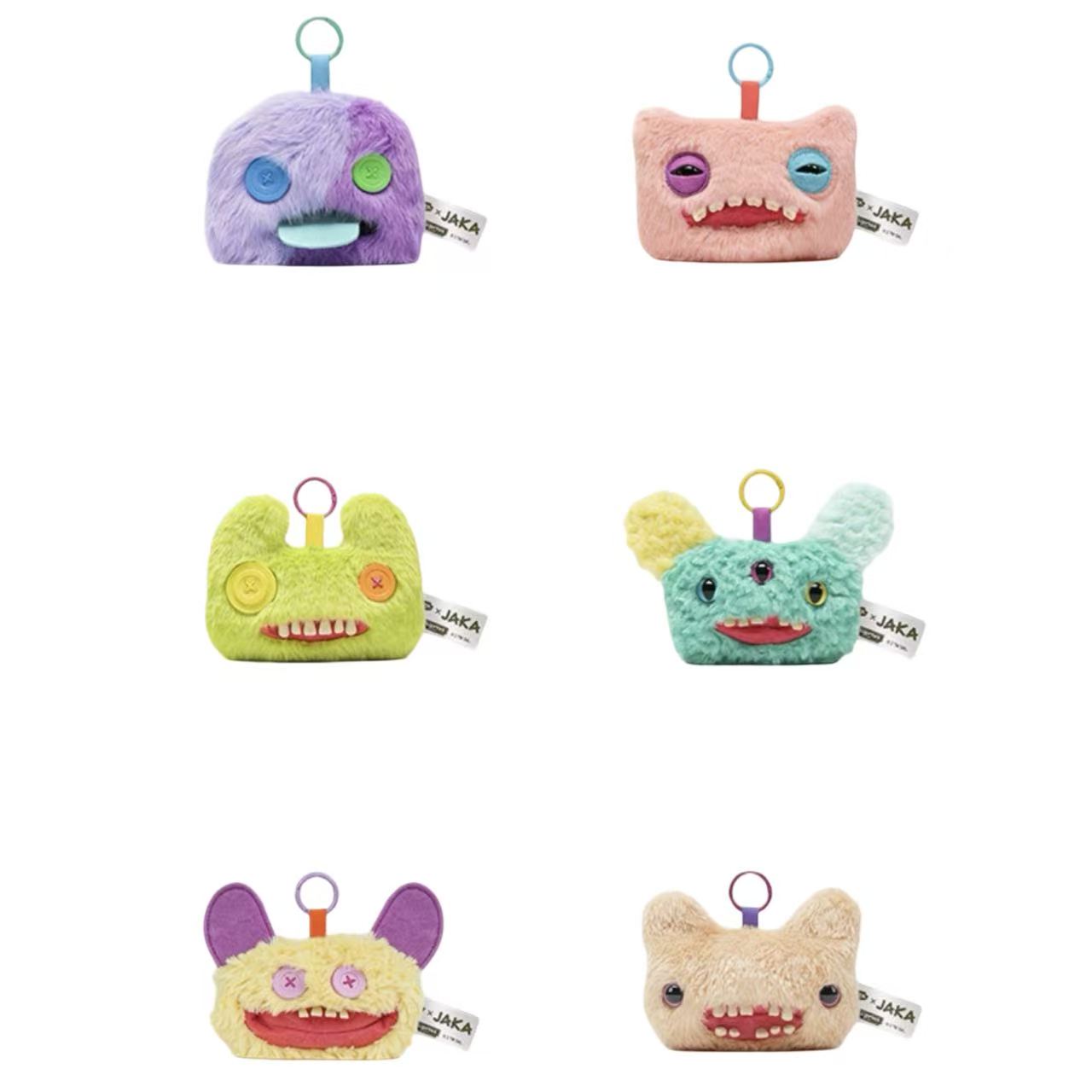 Fuggler × Jaka Shopping Bag Plush Keychain Assorted