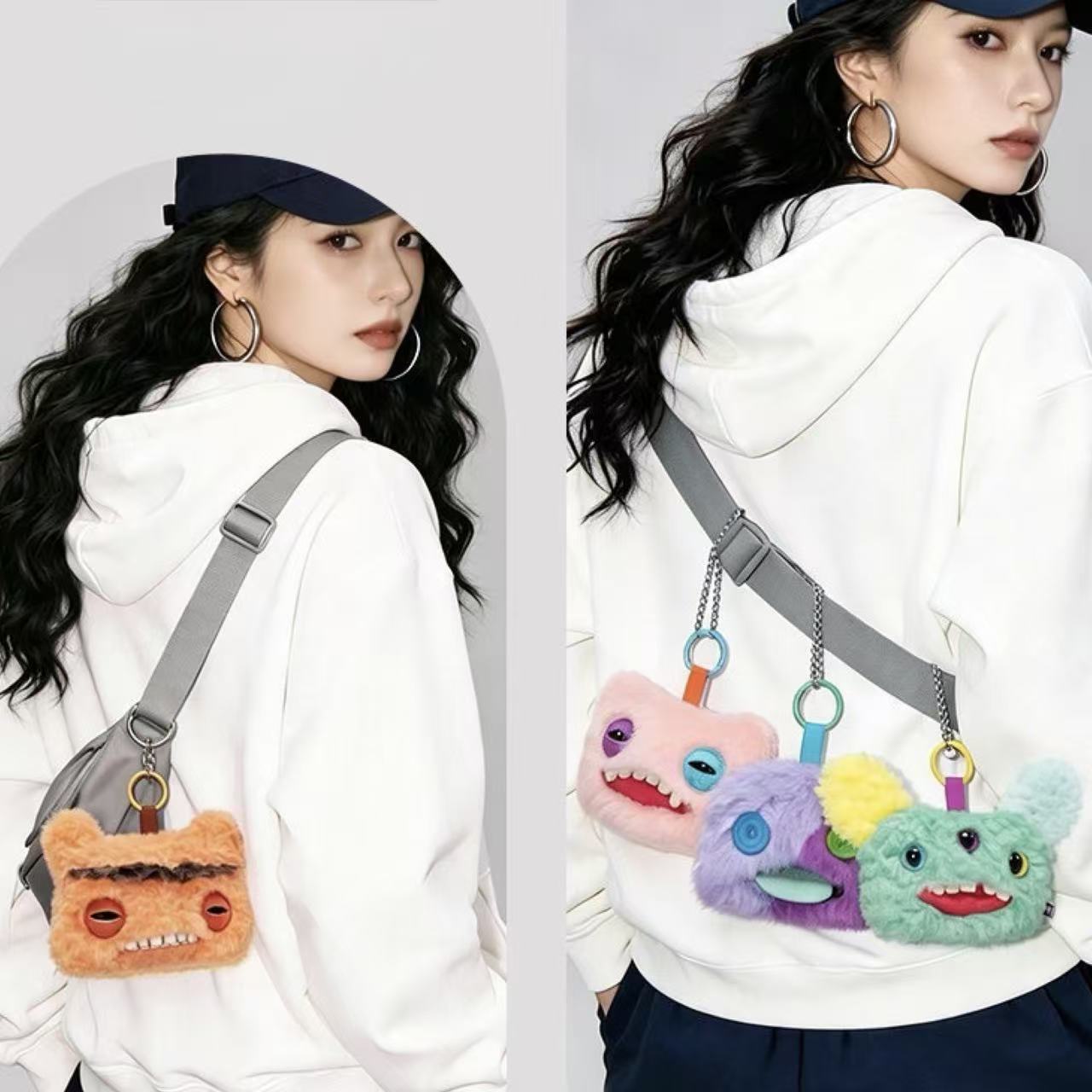 Fuggler × Jaka Shopping Bag Plush Keychain Assorted