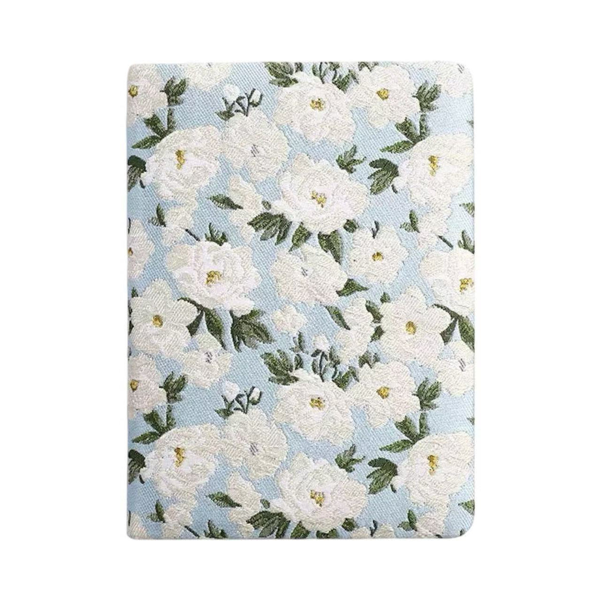 Embroidered Fabric Journal A6/B6 132 Sheets – Gardenia