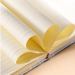 Embroidered Fabric Journal A6 132 Sheets – Daisy