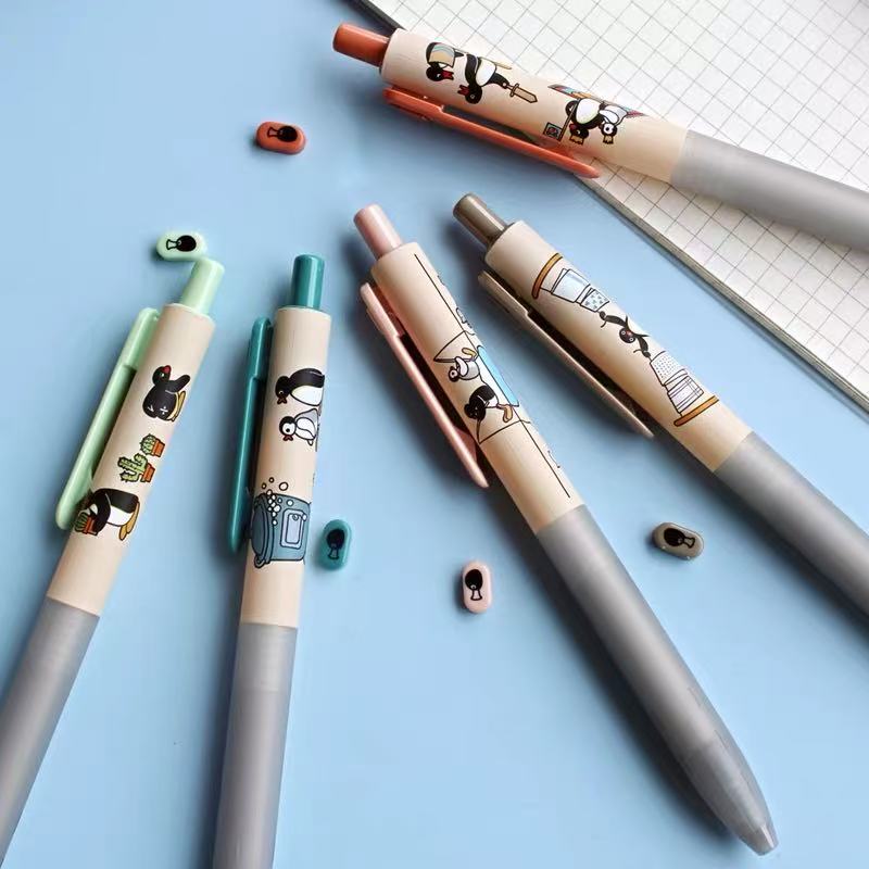 Platinum POD Pingu Gel Pen 0.5mm Black Ink