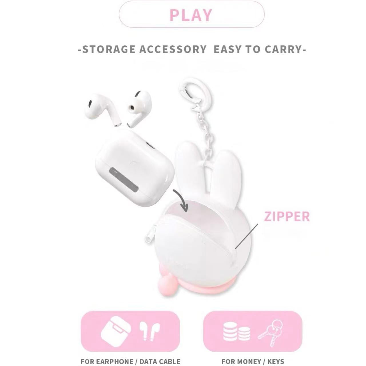 Miffy Silicone Coin Purse Keychain Blind Box