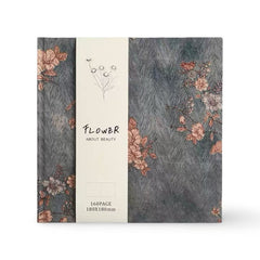 Flower × Fabric Square Journal Notebook 80 sheets