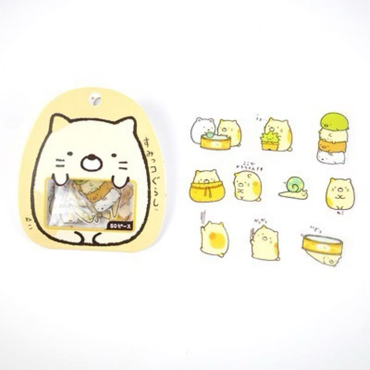 Japanese Corner Creatures PVC Waterproof Sticker Pack 50pcs