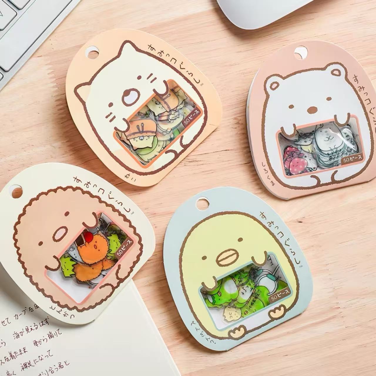 Japanese Corner Creatures PVC Waterproof Sticker Pack 50pcs