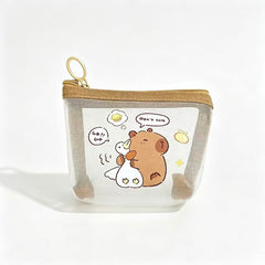 Capybara Mesh Coin Purse