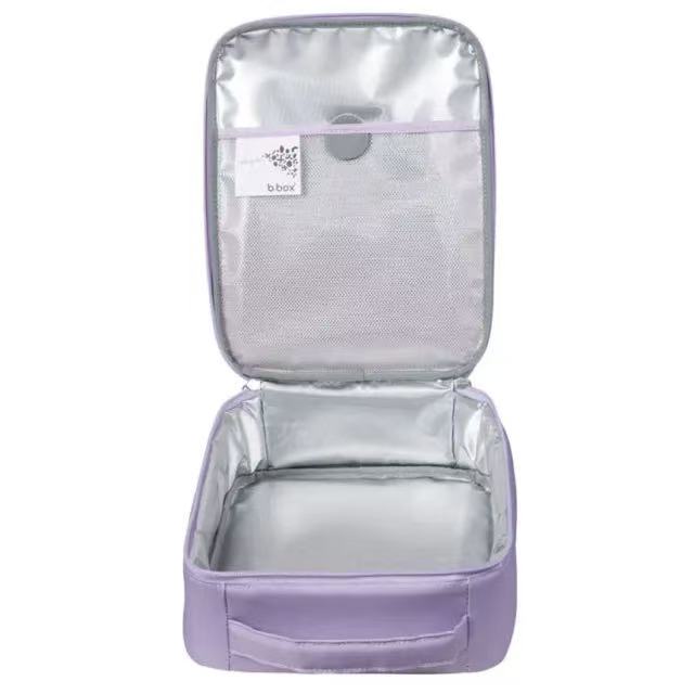 B.BOX Flexi Insulated Lunch Bag Lilac Garden