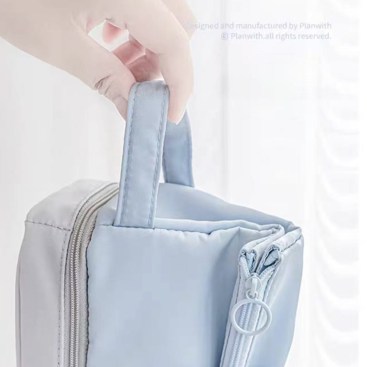 Planwith Milk Carton Multi-Function Pencil Case – Blue