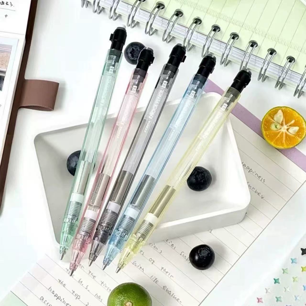 ZZEBRA Fruit Tea Series Limited Edition Transparent Hexagonal Shake Mechanical Pencil 0.5mm