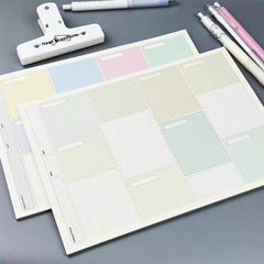 B5 Grid Memo Writing Pad 30 Sheets