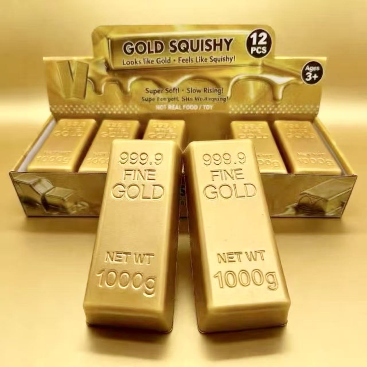 Gold Bar Foam Squishy