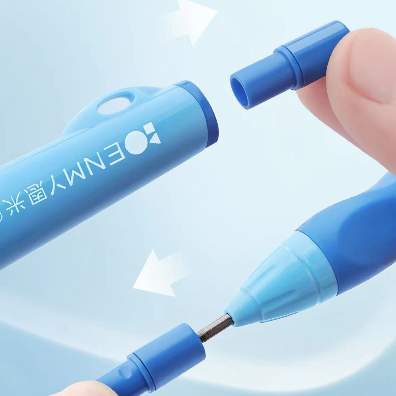 EMNY Posture-Correct Mechanical Pencil 2.0mm with 6 Leads Pack
