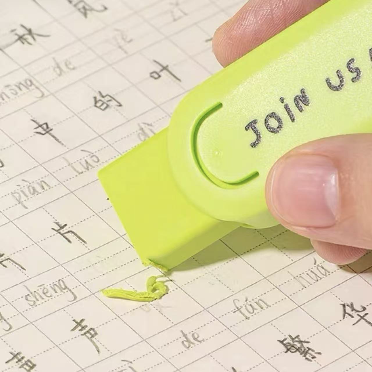 Nusign × Joguman Push Retractable Eraser with 1 Refill Set  Assorted