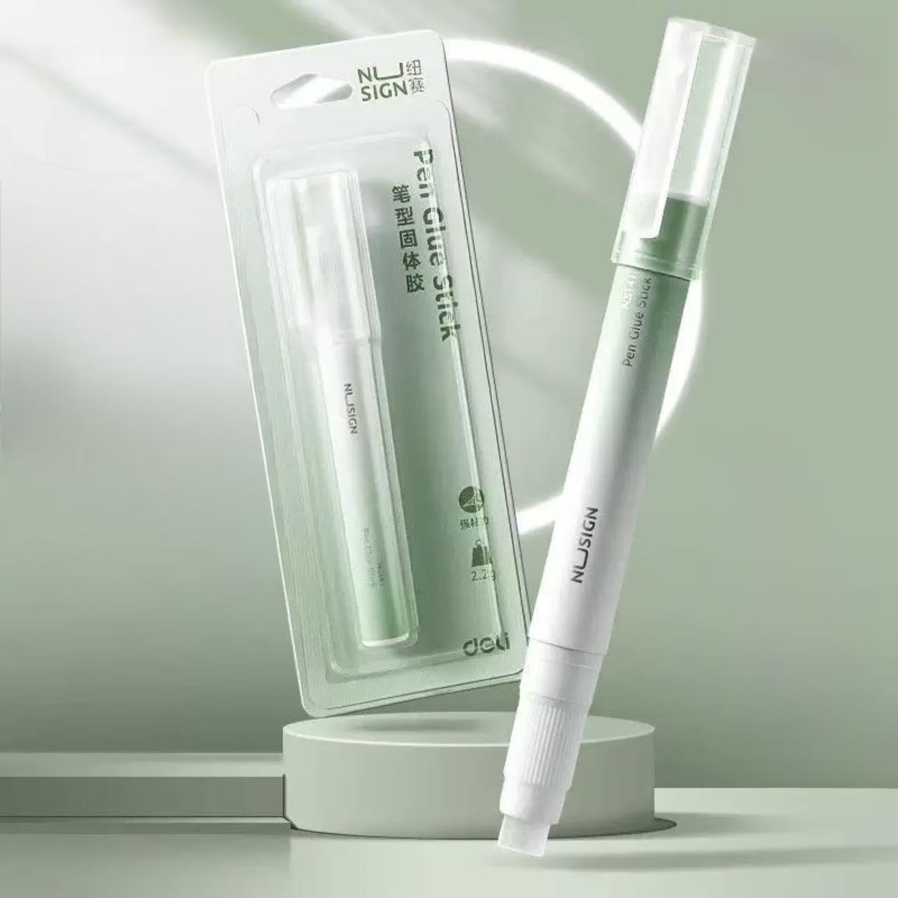 Gradient Pen-Style Glue Stick 2.2g – Matcha Green