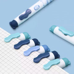 DOMI × Lucky Cat Erasable Gel Pen 0.5mm Blue Ink Assorted