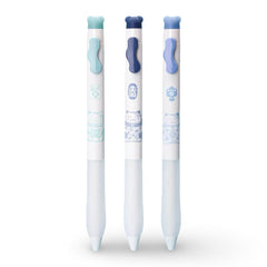 DOMI × Lucky Cat Erasable Gel Pen 0.5mm Blue Ink Assorted