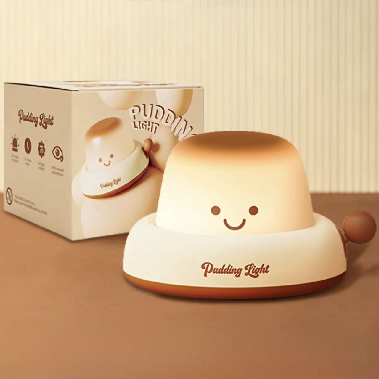 Caramel Pudding Rechargeable Night Light