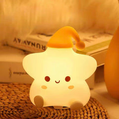 Little Star Squishy Silicone Rechargeable Night Light