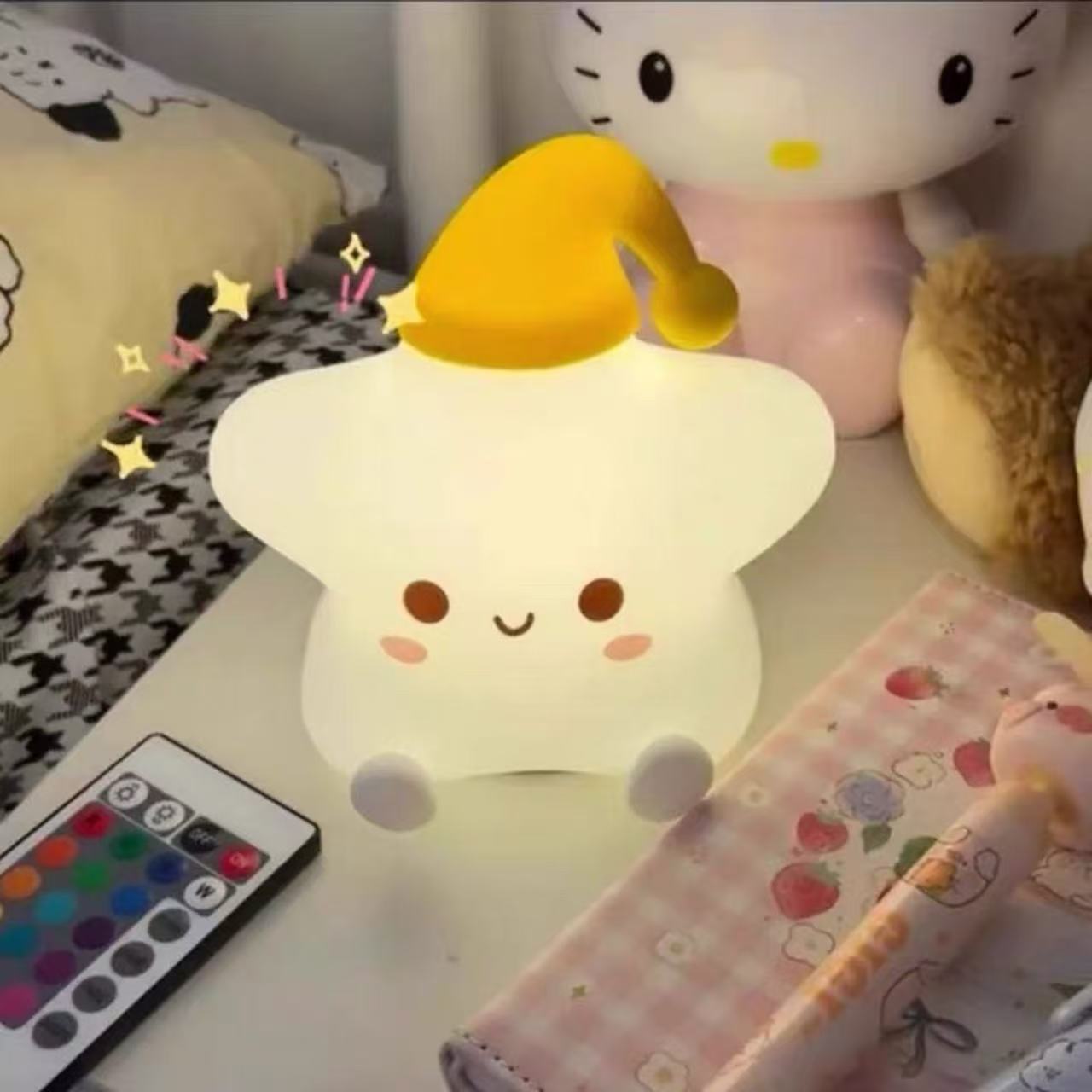 Little Star Squishy Silicone Rechargeable Night Light