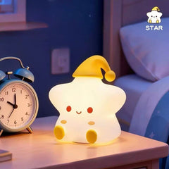 Little Star Squishy Silicone Rechargeable Night Light