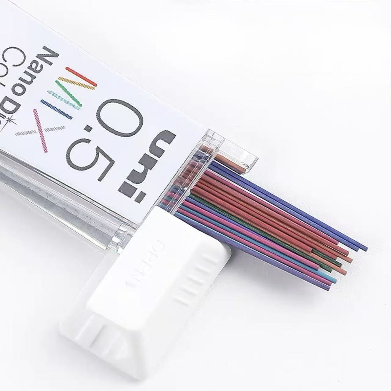 uni Mix Nano Dia Colour Erasable Mechanical Pencil Lead 0.5mm – 20 Leads