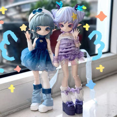 Mushroom Fairy Girl Series BJD Articulated Doll Blind Box