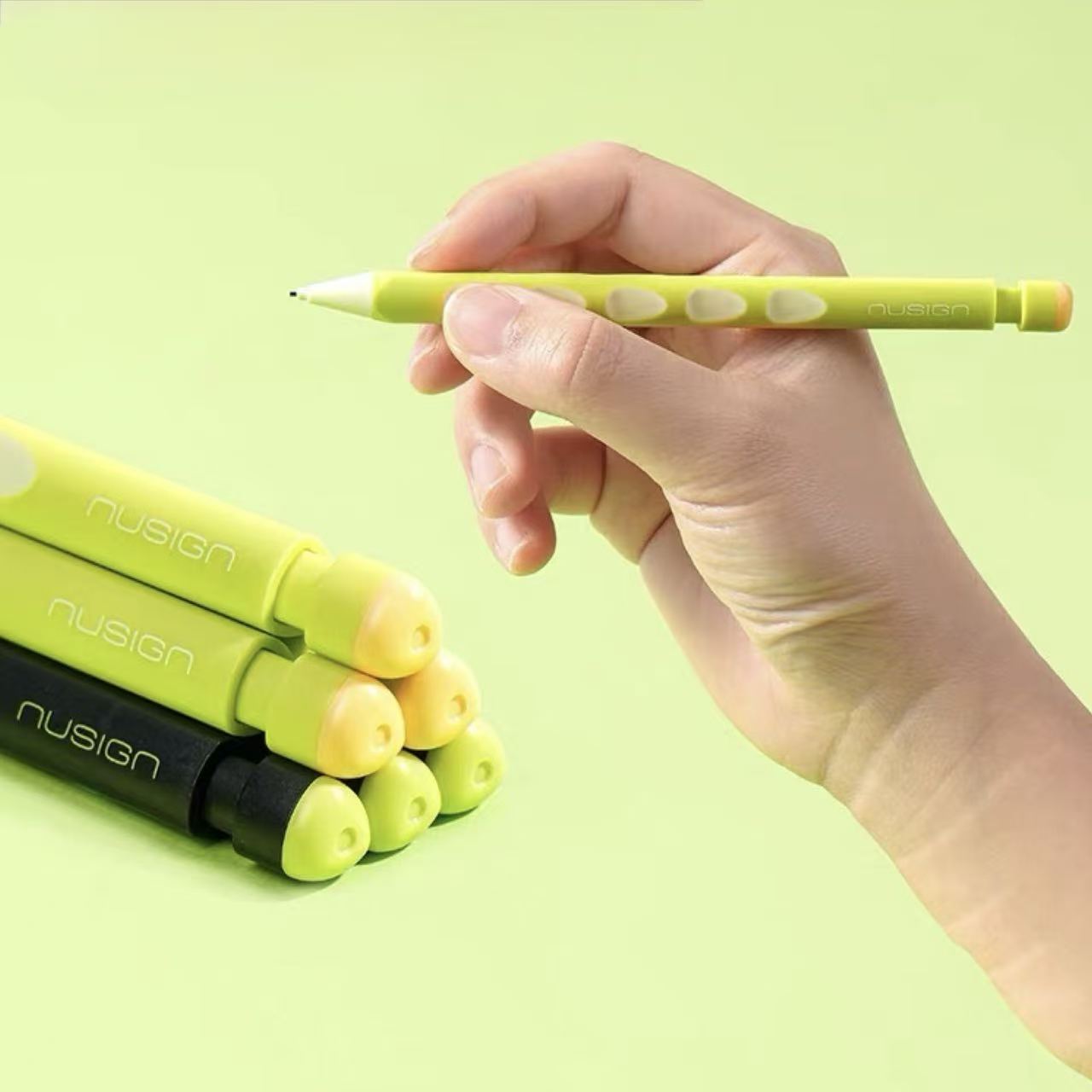 NUSIGN Dot Dot Mechanical Pencil 0.9mm Set – Green