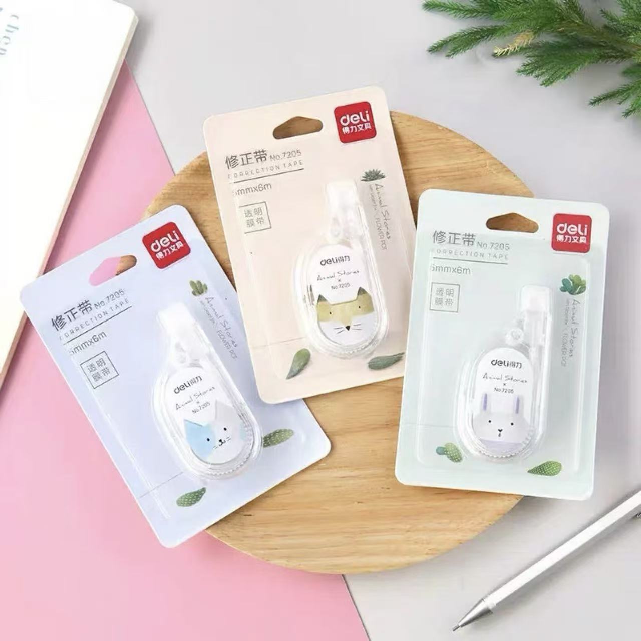 Animal Stories Correction Tape 5mm × 6m Assorted