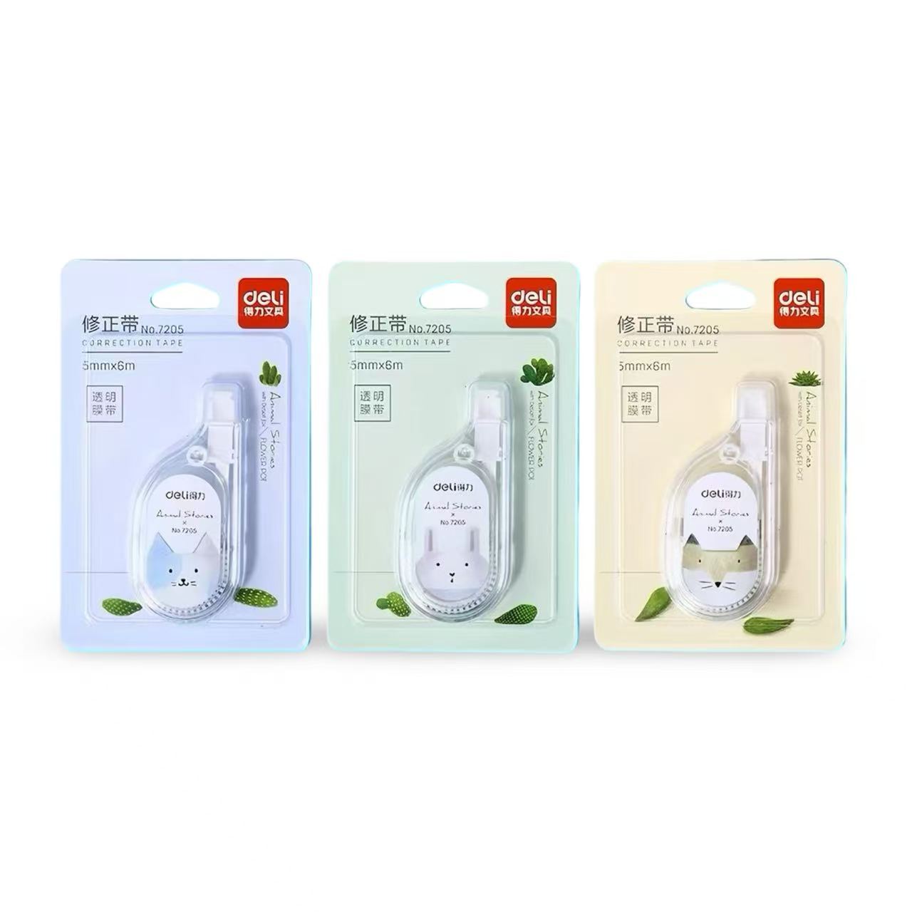 Animal Stories Correction Tape 5mm × 6m Assorted