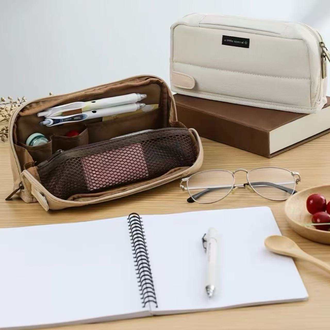 KOKUYO A Little Special Multifunction Pencil Case – Beige