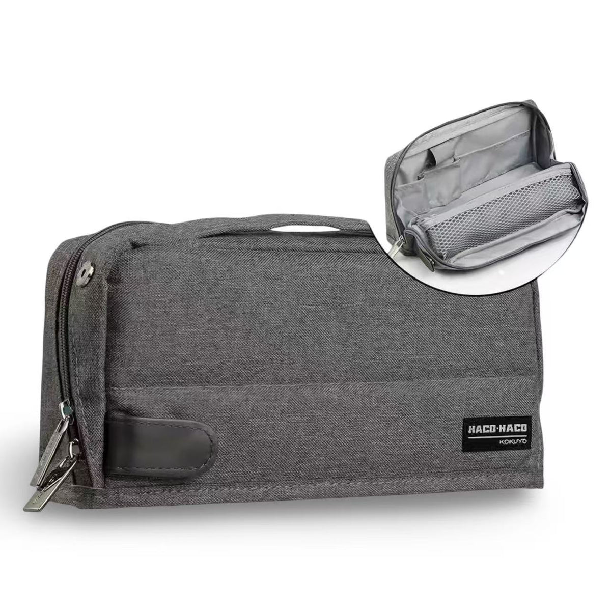 KOKUYO HACO HACO Multifunction Pencil Case – Dark Grey