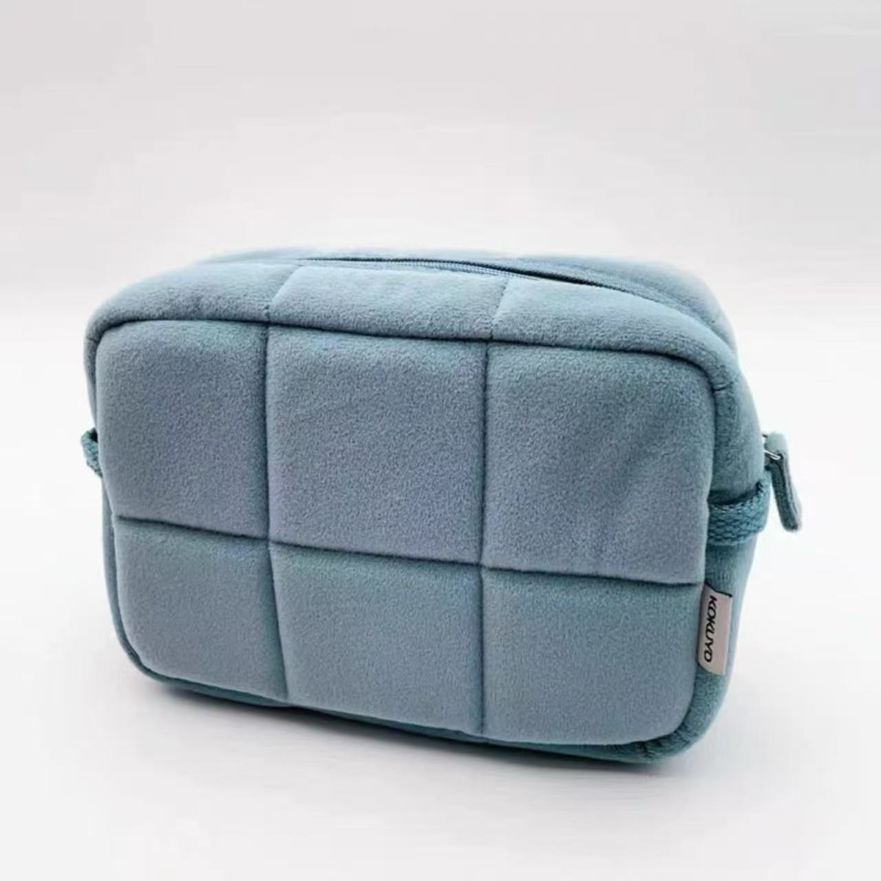 KOKUYO NEMU NEMU Soft Cloud Puffer Pencil Case – Blue Grey